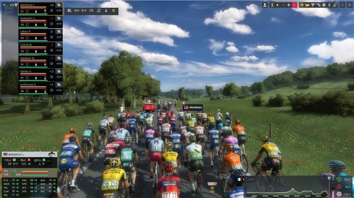 pro cycling manager 2019 gameplay
