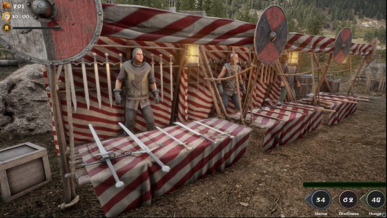 Medieval trader simulator screenshot