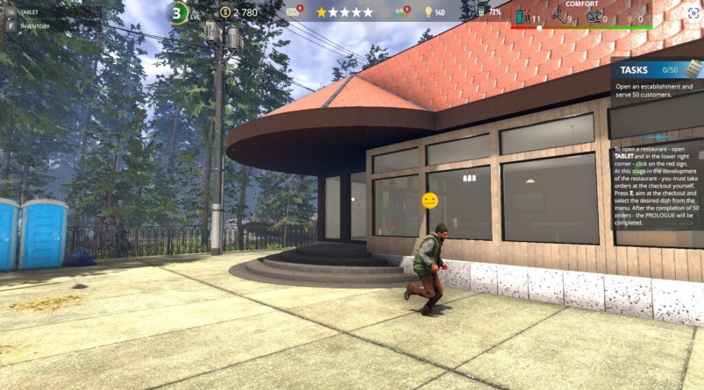 Cafe Owner Simulator Screenshot